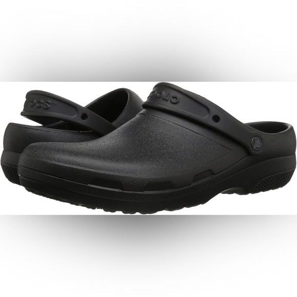 Crocs Unisex Work Specialist II Clogs in Black in size Mens 10 or Women’s 12 - Picture 1 of 7
